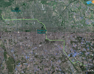 北京地铁19号线线路图