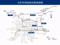 北京市郊铁路运营线路图